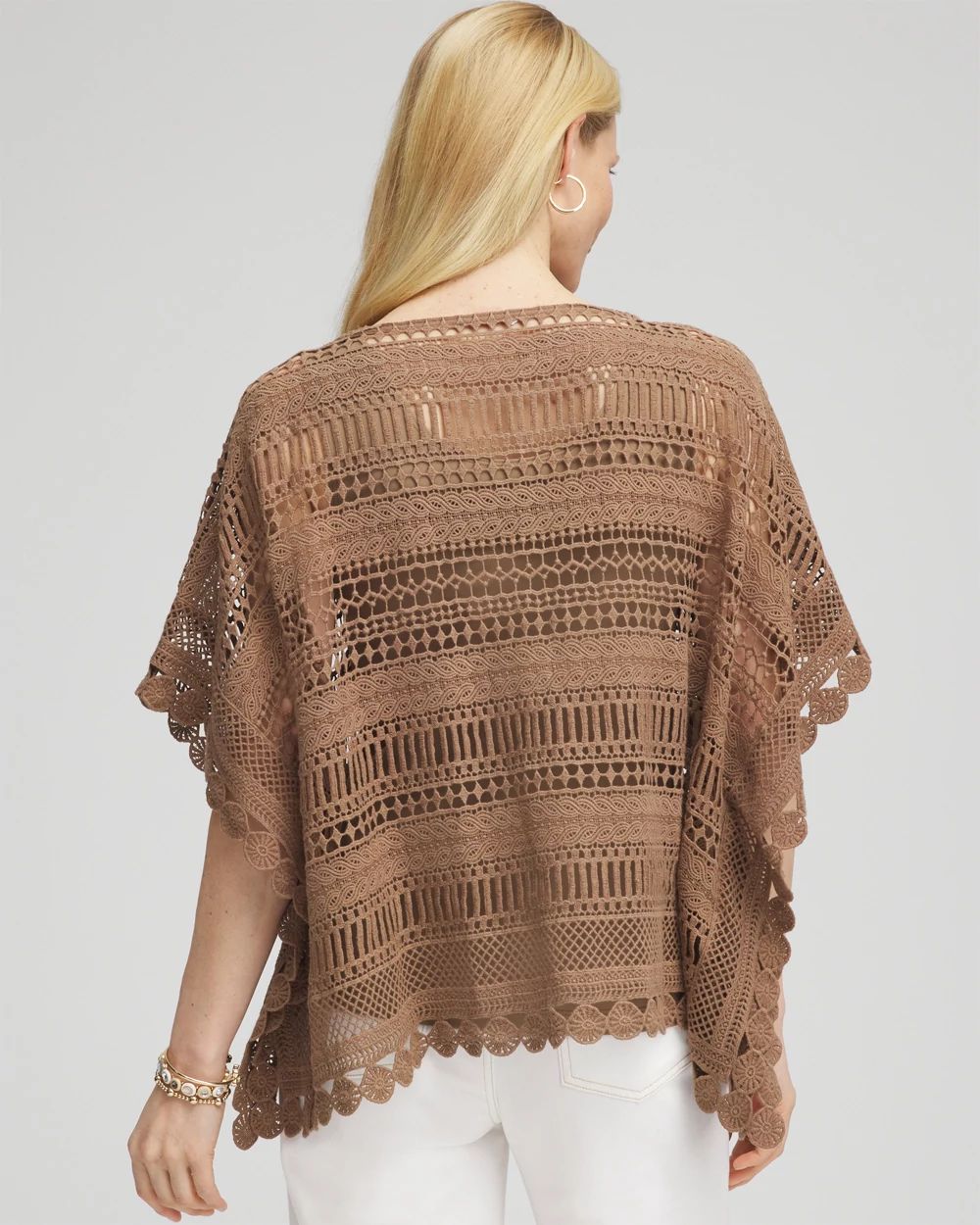 Crochet Lace Poncho | Chico's